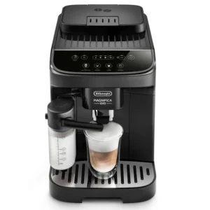 Machine à café DeLonghi Magnifica Evo ECAM290.51.B, automatique, broyeur intégré, café en grains et moulu, 15 bars, 1450 W, capacité 1,8 litre, technologie LatteCrema, arrêt automatique, noire